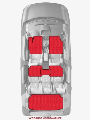 ЭВА коврики «Queen Lux» комплект для Dodge Caliber SRT4